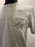 T SHIRT IN THE BOX POCKET WAVE COLOR GRIGIO SS25009