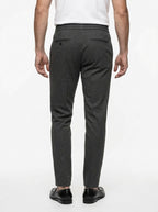 YAN SIMMON PANTALONE MODELLO LIFE COLORE ASFALTO IN PUNTO MILANO MADE IN ITALY