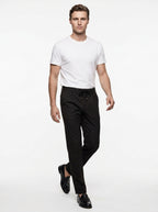YAN SIMMON PANTALONE MODELLO LIFE COLOR VERDE BOSCO IN PUNTO MILANO MADE IN ITALY