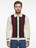 POLO APERTA MANICA LUNGA MODELLO FELIX COLOR BIANCO GALLIA KNIT PROJECT
