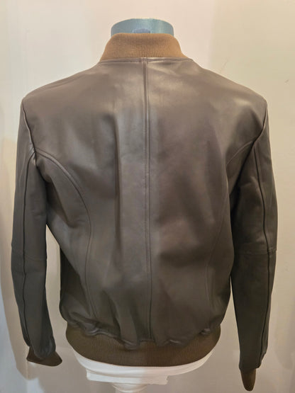 GIUBBINO IN PELLE BLUSOTTO HULK VERDE MILITARE