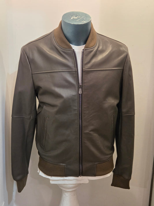 GIUBBINO IN PELLE BLUSOTTO HULK VERDE MILITARE