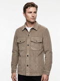CAMICIA IN VELLUTO IN THE BOX COLOR CARAMELLO