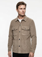 CAMICIA IN VELLUTO IN THE BOX COLOR CARAMELLO