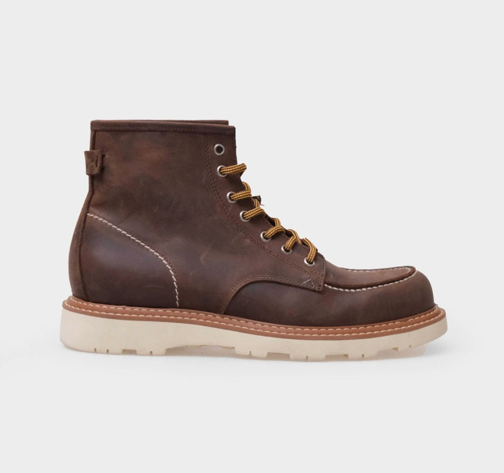 KEBO DAKAR BOOT IN PELLE COLOR MARRONE