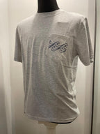T SHIRT IN THE BOX POCKET WAVE COLOR GRIGIO SS25009