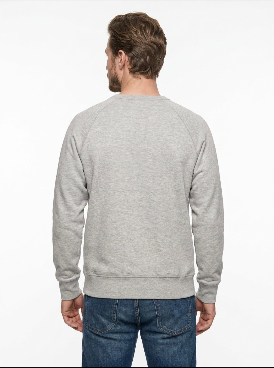 FELPA GIROCOLLO MR. BOX NEW YORK UNIVERSITY COLOR GRIGIO MELANGE