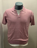 BRAMANTE POLO FILO COTONE MANICA CORTA COLOR ROSA