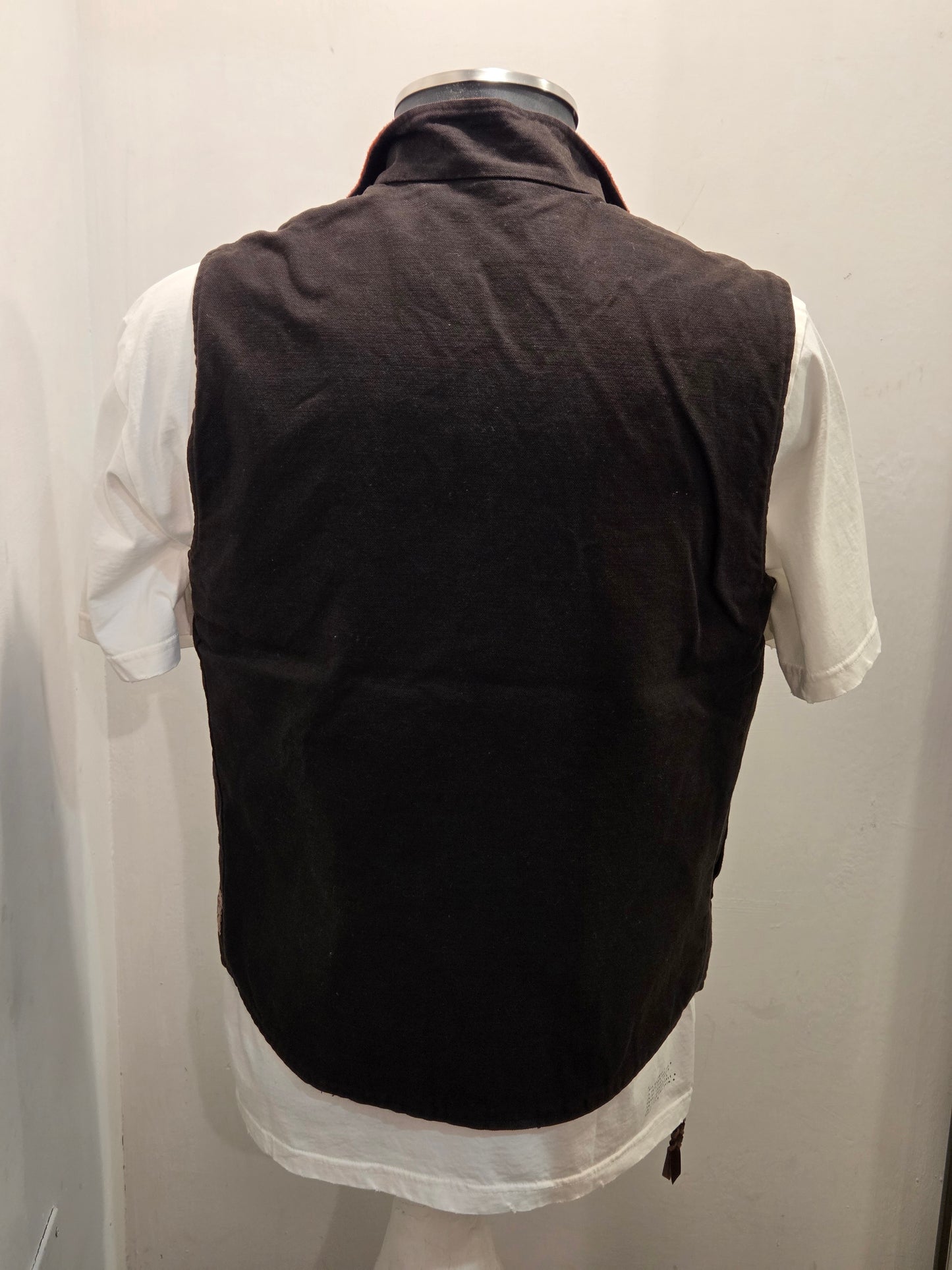 GILET SEADOG DOUBLE FACE JEFF PANNO RING NERO/COCCIO