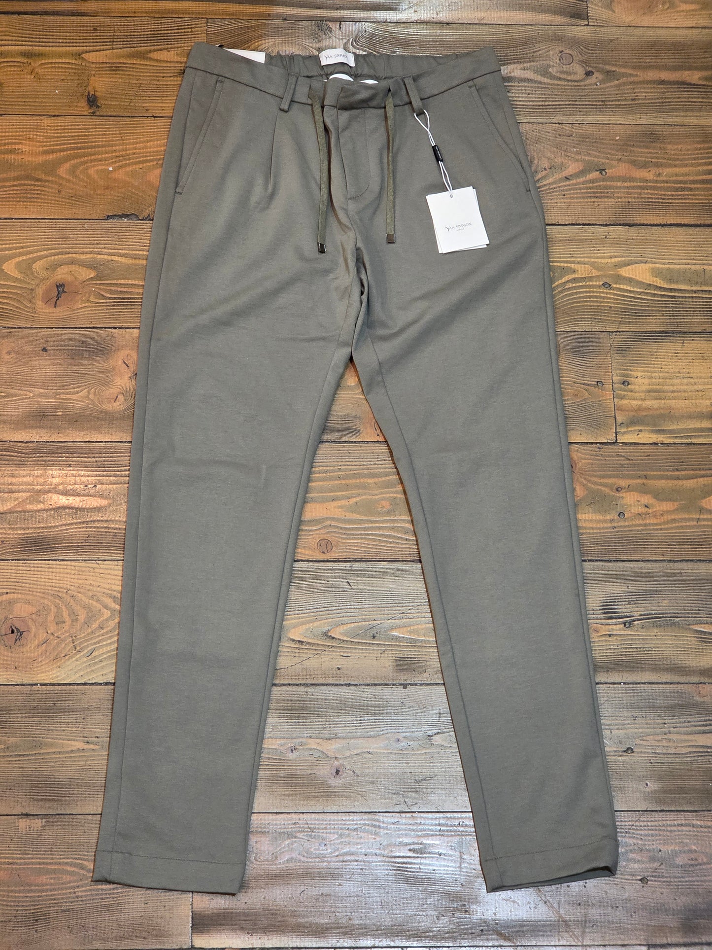 PANTALONI YAN SIMMON LIFE PE25 T284L COLOR MILITARE