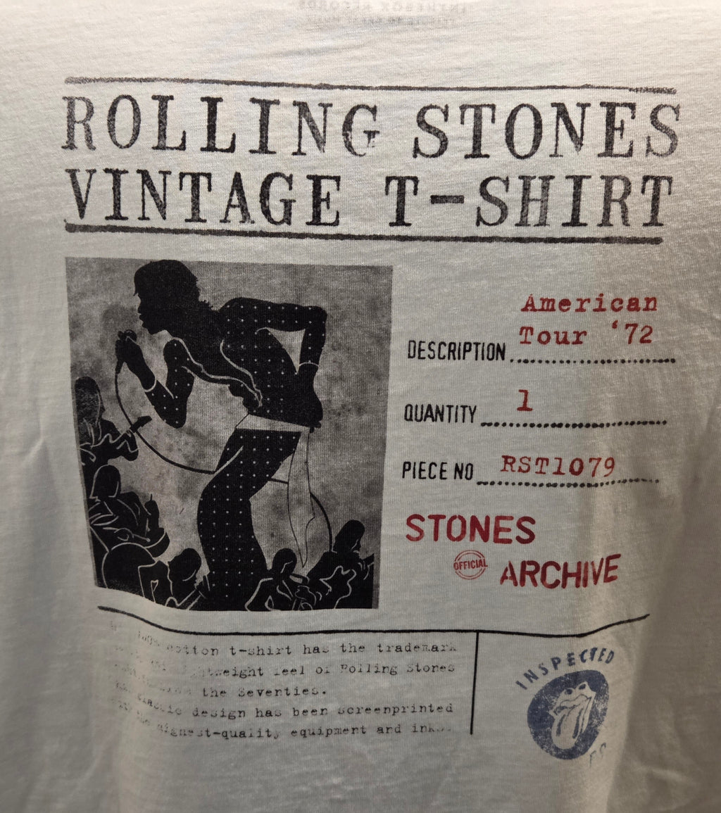T-SHIRT IN THE BOX THE ROLLING STONES SIGNATURE COLOR BIANCO
