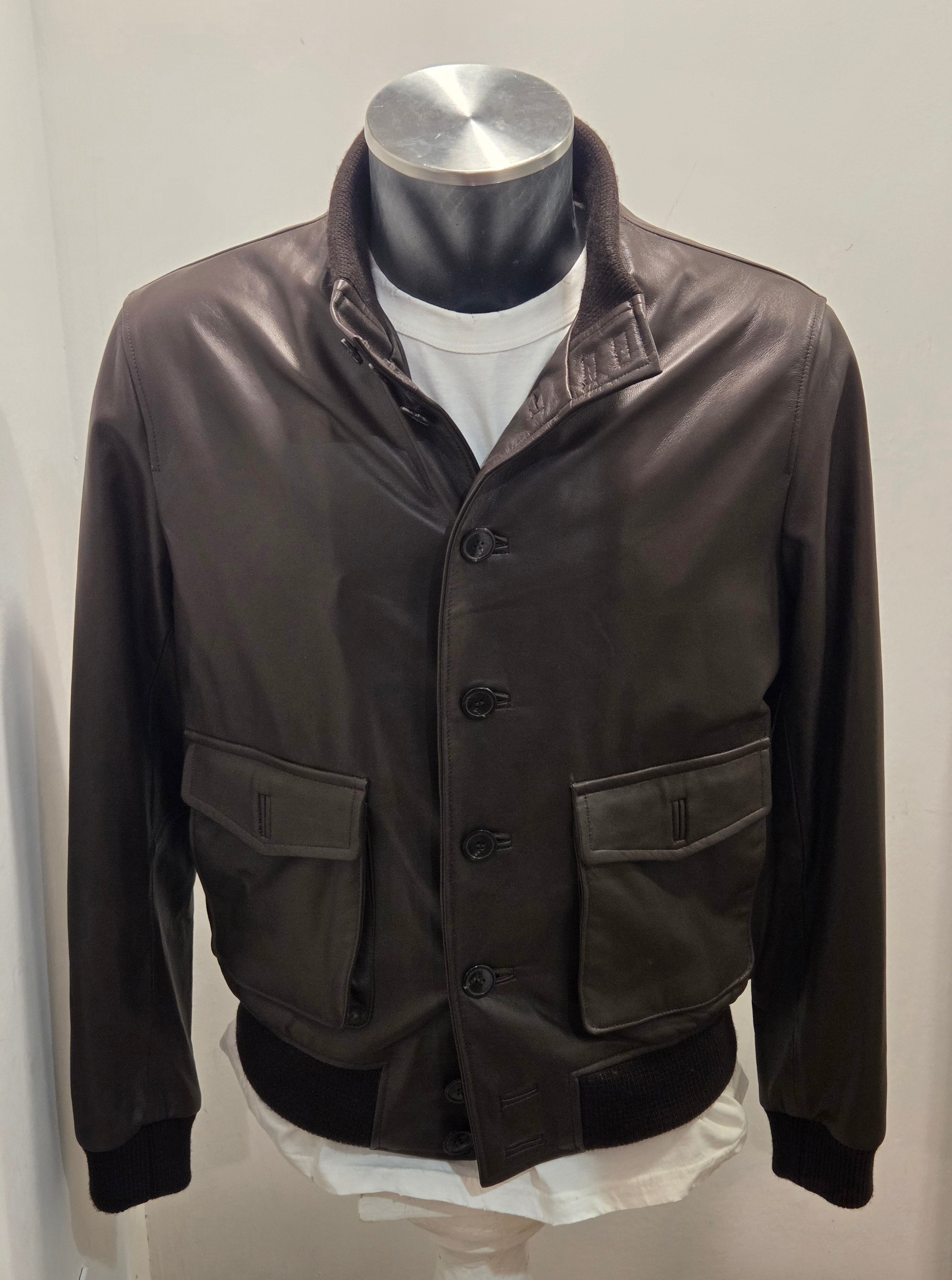 GIUBBINO IN NAPPA BLUSOTTO ART. P335 - MATS COLORE TESTA DI MORO