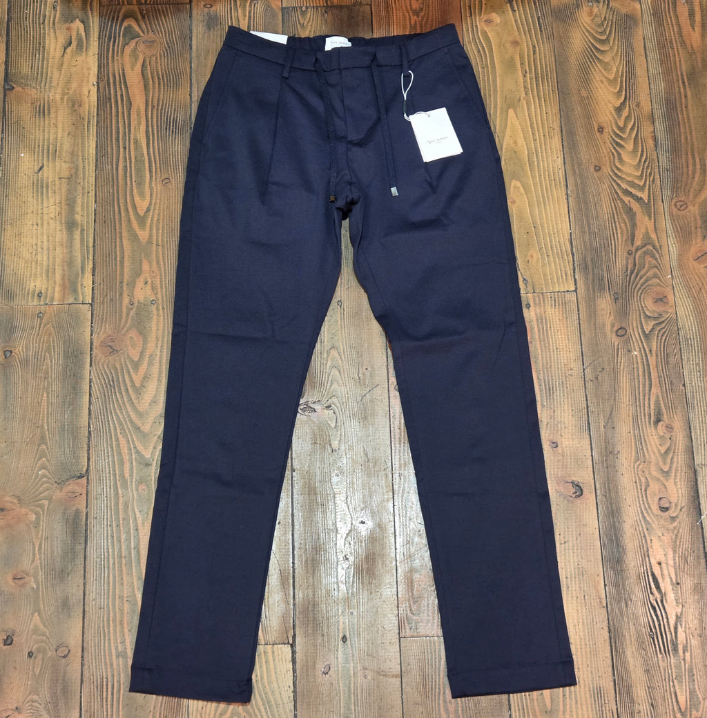 PANTALONI YAN SIMMON LIFE PUNTO MILANO T284L CON LACCIO COLOR BLU
