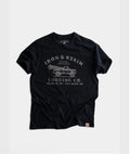 IRON AND RESIN T-SHIRT LOGGING TEE COLOR BLACK 100% COTONE JERSEY 260g