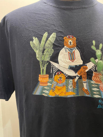 T SHIRT MR. BOX CACTUS COLOR BLU SS250002