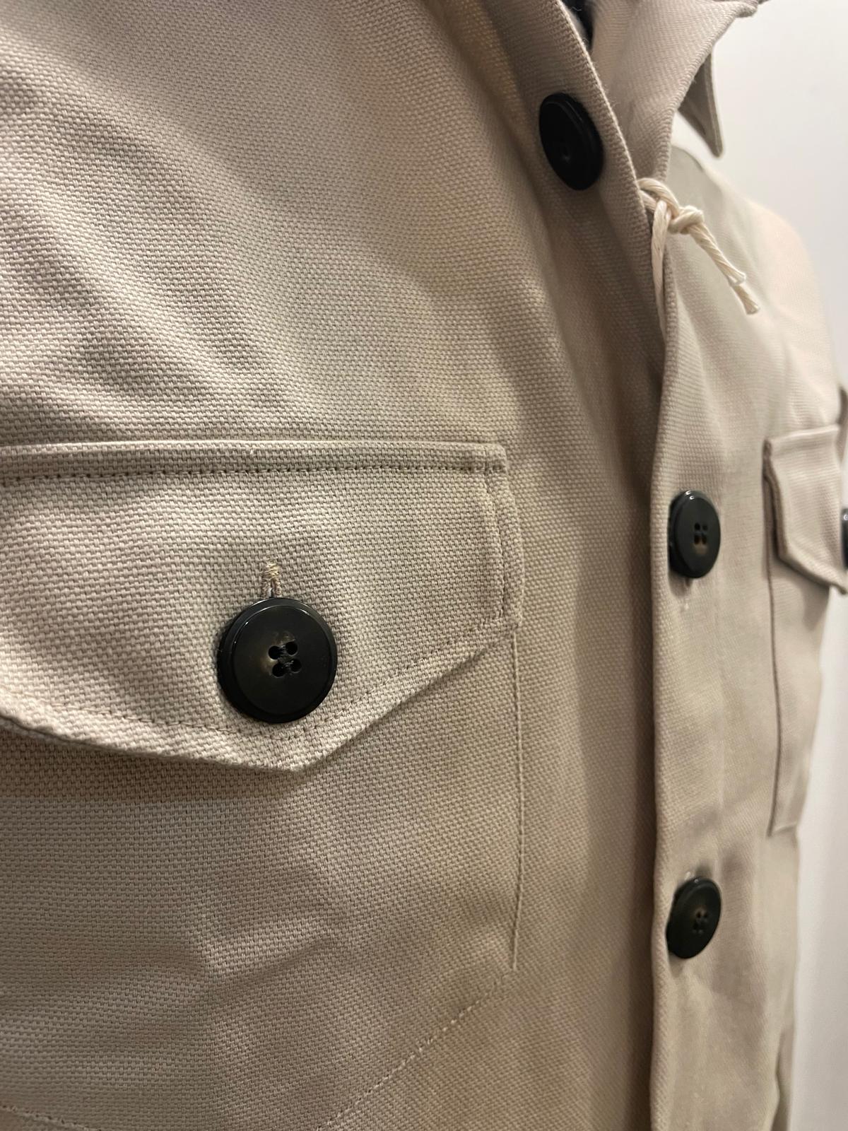 GIACCA CAMICIA GMF COLOR BEIGE CHIARO SG374