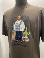 T SHIRT IN THE BOX MR. BOX JARDIN SECRET VERDE MILITARE SS250003