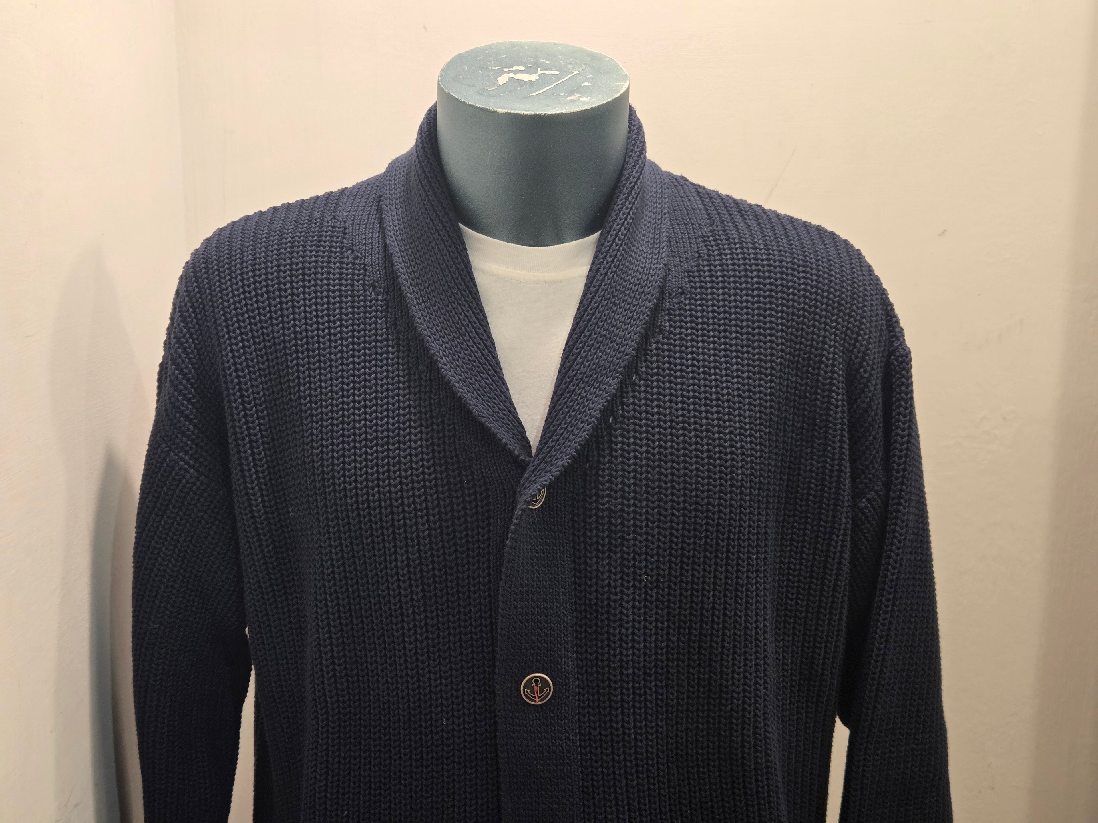 IN THE BOX CARDIGAN 100% COTONE COLORE BLUE 100% MADE IN ITALY