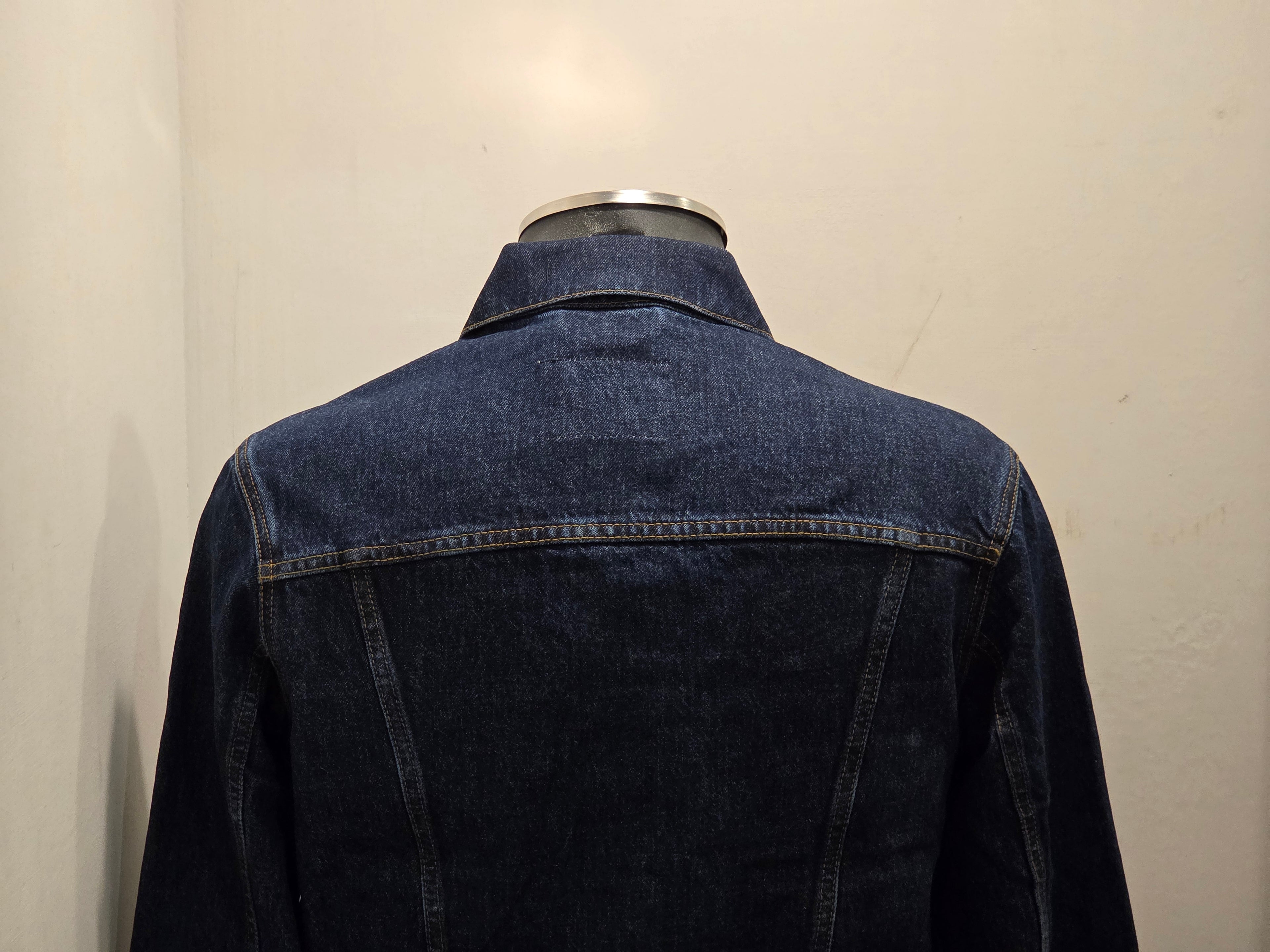 SCHOTT DENIM JACKET TRUCKS NYC COLOR BLUE