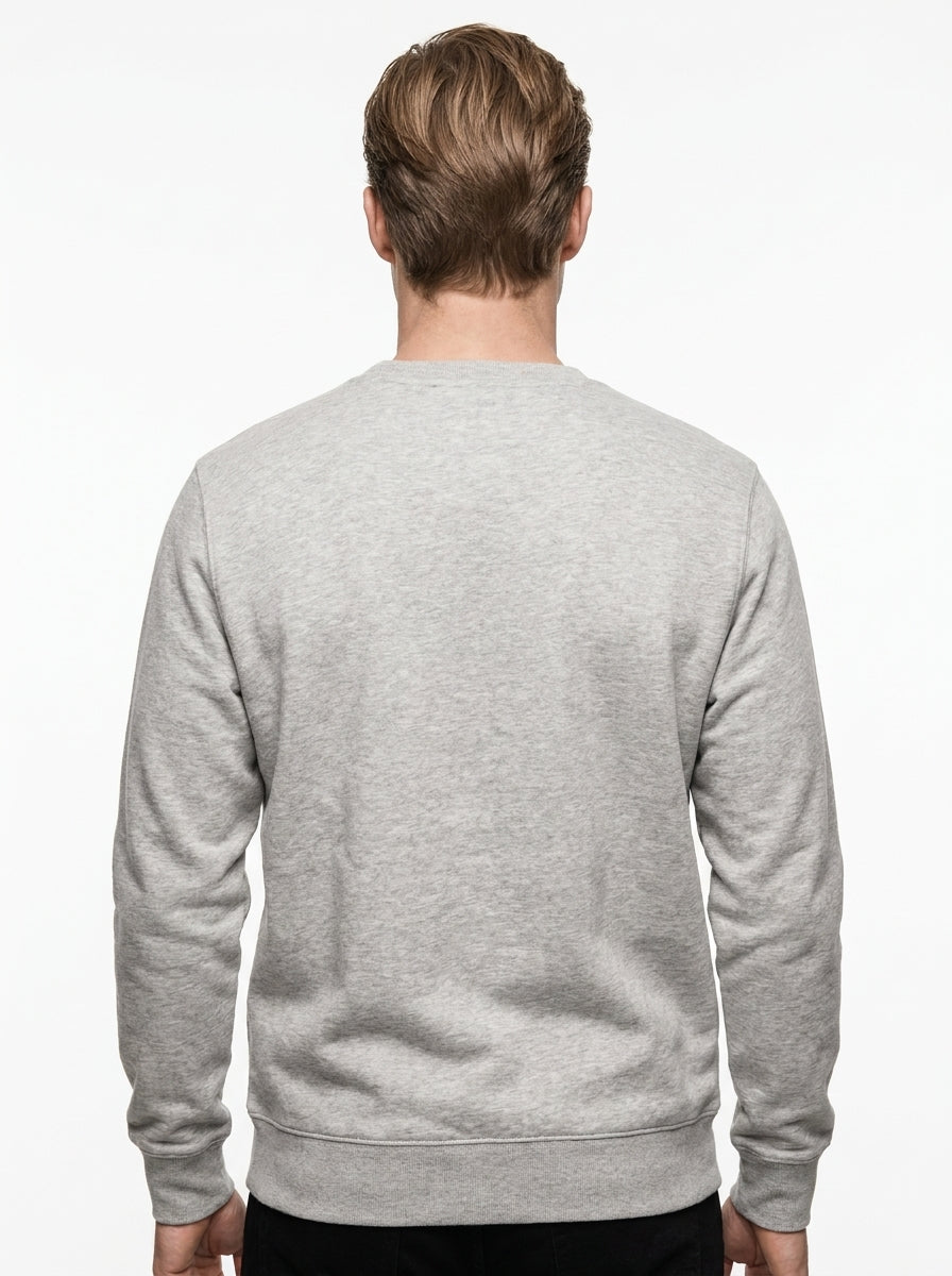 FELPA GIROCOLLO BOWERY NYC MODELLO STUDIOS COLOR GRIGIO MELANGE