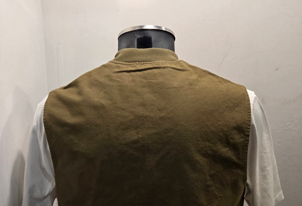 GILET SEADOG HENRY ZIP CANVAS COLOR KAKY