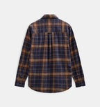 AKLEIF FLANNEL CHECK5 LS SHIRT ANERKJENDT COLOR ESTATE BLUE