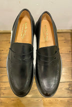AG TREND Mocassino Collegiale Penny Vitello Colore Nero SH 68