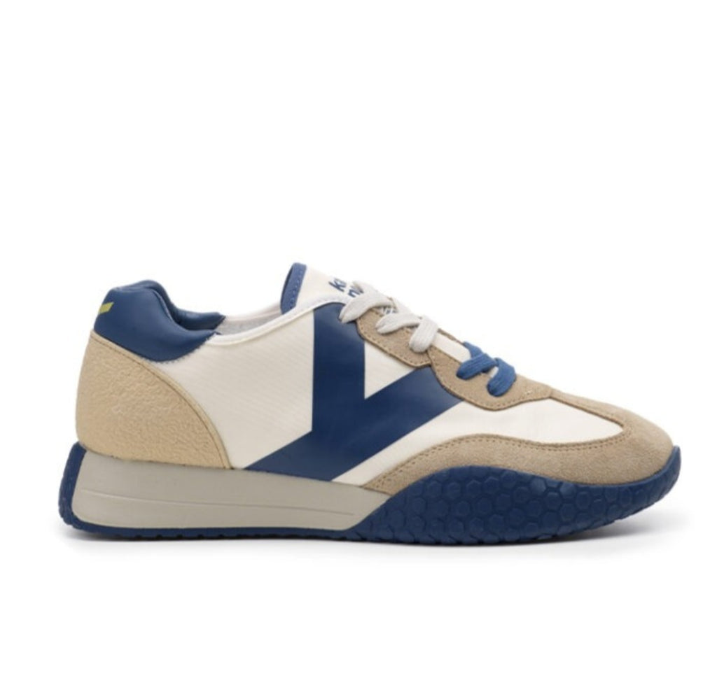 KEH-NOO SCARPE KM 9313 WHITE/BEIGE/BLUE