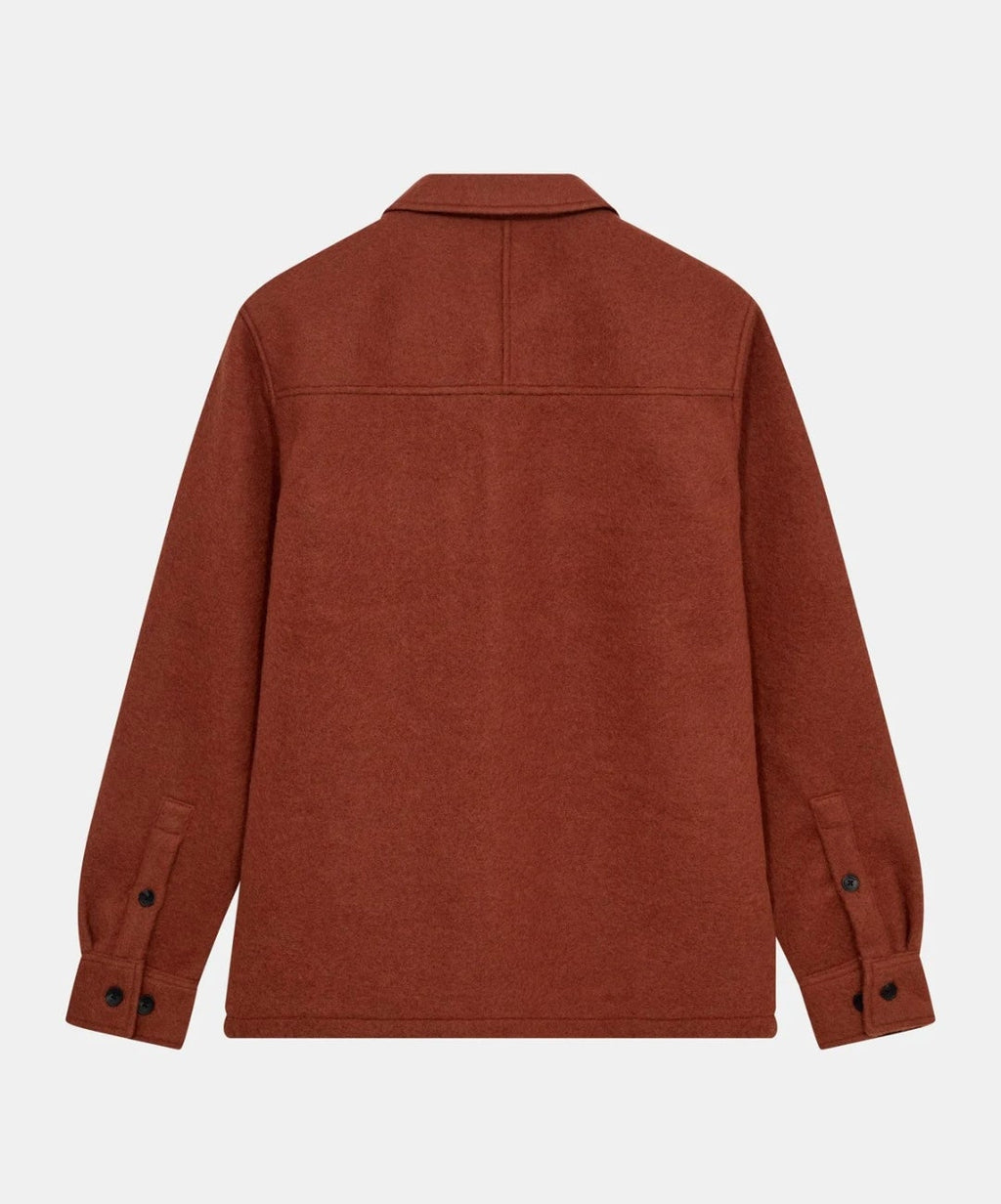 OVERSHIRT WOOL ANERKJENDT CHILI OIL