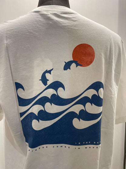 T SHIRT IN THE BOX POCKET WAVE COLOR PANNA SS250009