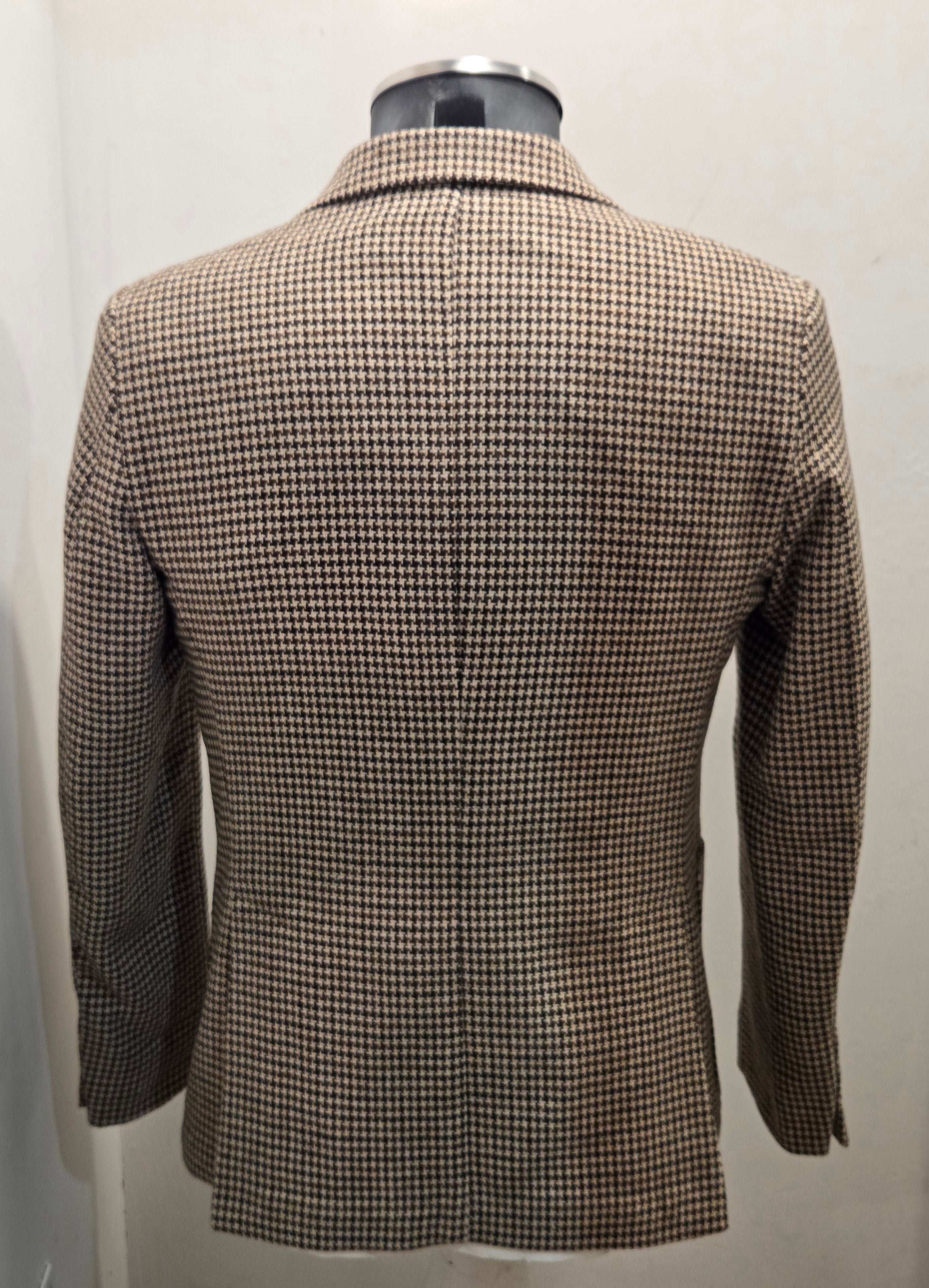 GIACCA MONOPETTO AG TREND PIED DE POULE