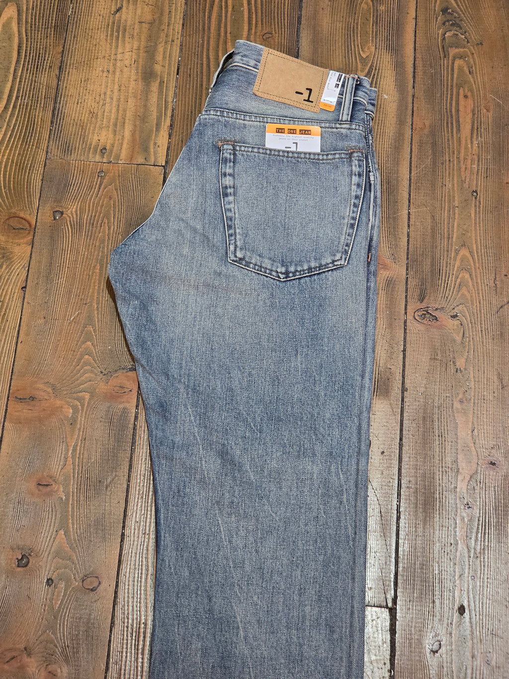 JEANS MINUS ONE THE ONE JEAN SELVEDGE FRESH BLUE WORN