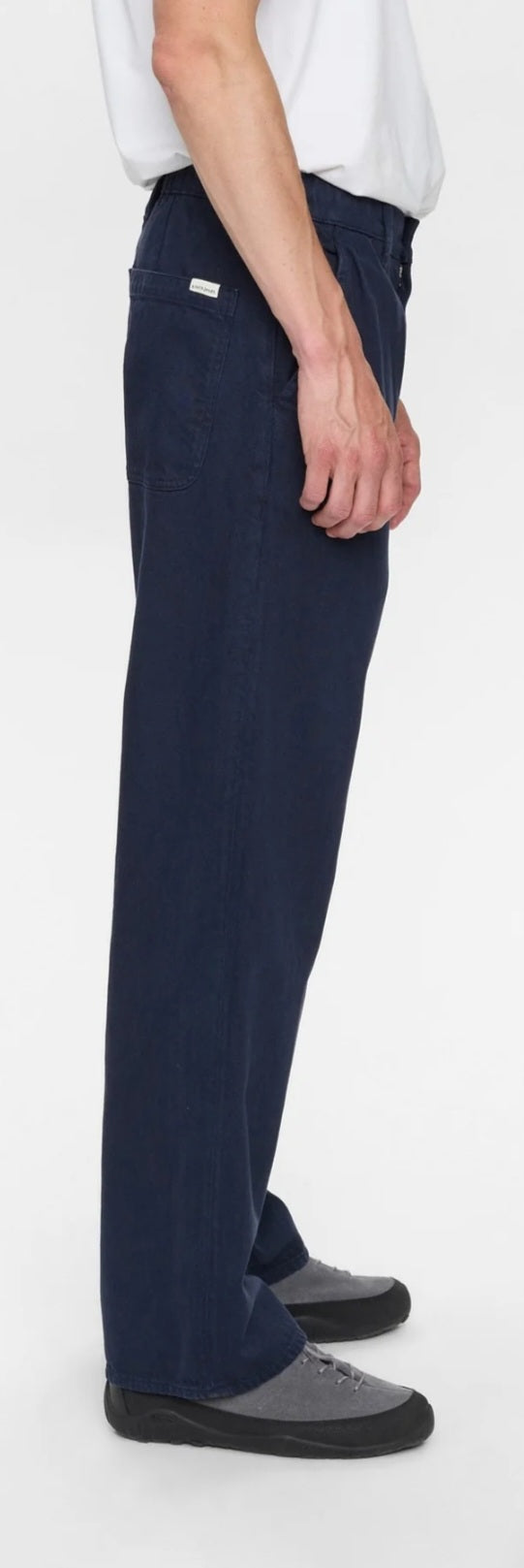 AKJONAS ELA TWILL PANTS ANERKJENDT COLOR SKY CAPTAIN