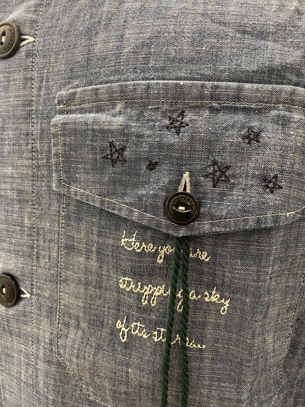 CAMICIA IN THE BOX CHAMBRAY EMBROIDERY STAR