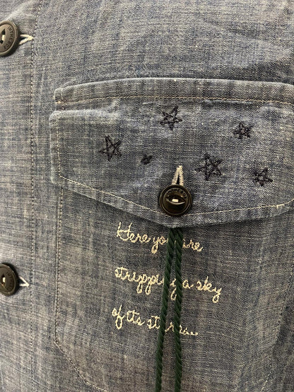 CAMICIA IN THE BOX CHAMBRAY EMBROIDERY STAR
