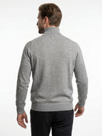 BRAMANTE MAGLIA COLLO ALTO REGULAR FIT COLOR GRIGIO MELANGE