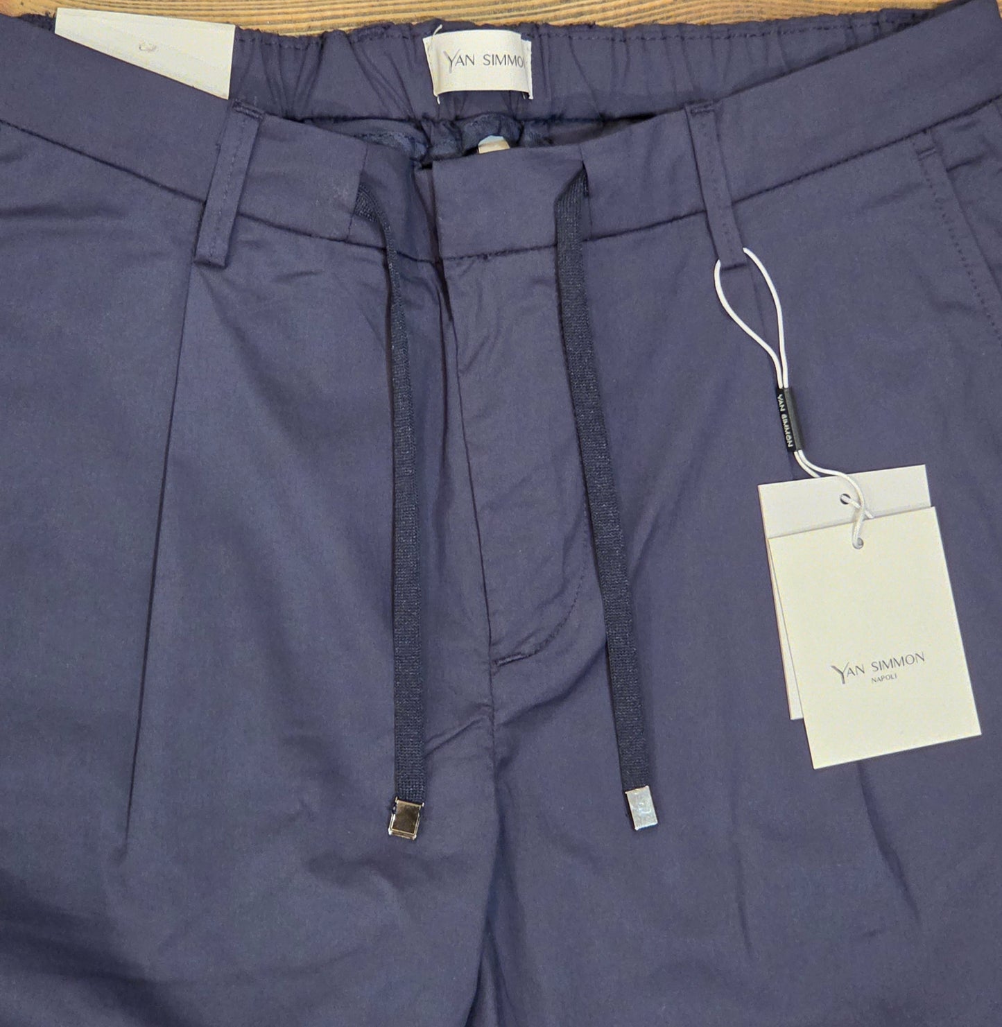 PANTALONI YAN SIMMON LIFE TELA PARACADUTE PE25 T543L BLU
