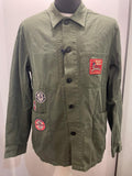 GIACCA WORK IN THE BOX PATCH DISNEY COLOR VERDE MILITARE