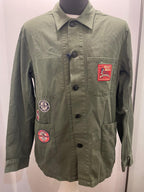 GIACCA WORK IN THE BOX PATCH DISNEY COLOR VERDE MILITARE