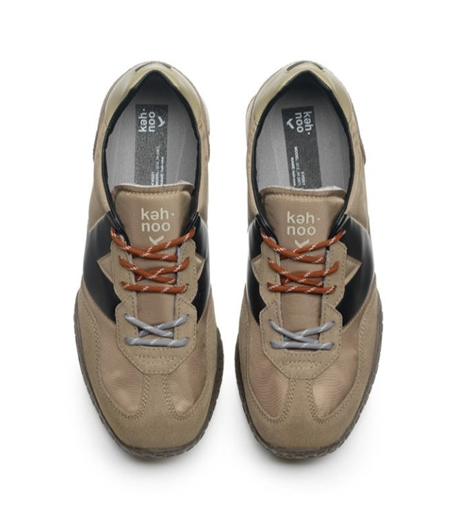 SCARPE KEH-NOO KM 9775 TAUPE/BLACK