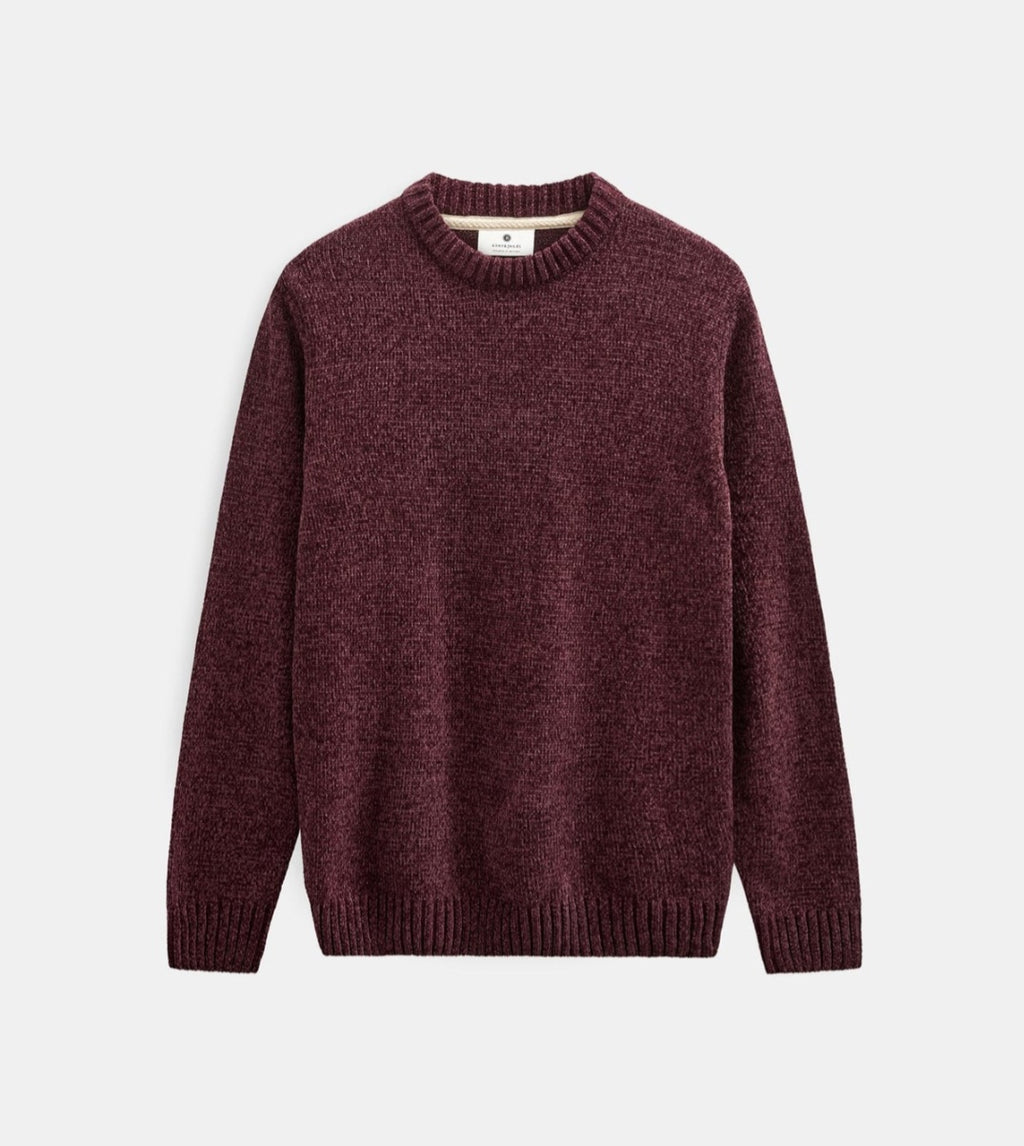 AKSUNE CHENILLE KNIT ANERKJENDT COLOR VINEYARD WINE