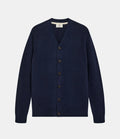 AKSVEND LAMBSWOOL CARDIGAN ANERKJENDT COLOR DARK NAVY