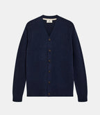 AKSVEND LAMBSWOOL CARDIGAN ANERKJENDT COLOR DARK NAVY