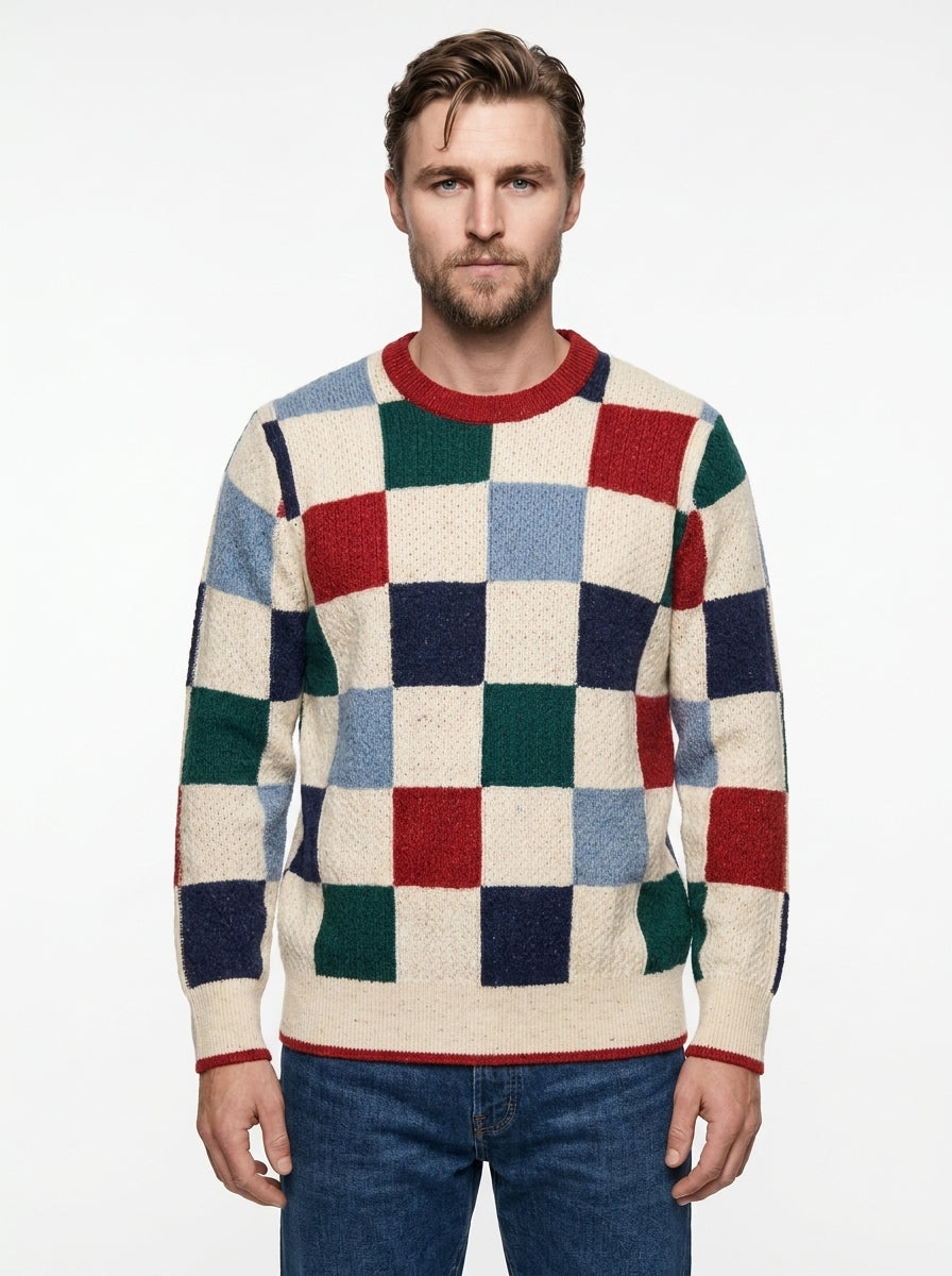 MAGLIA GIROCOLLO JASPER MULTICOLOR GALLIA KNIT PROJECT