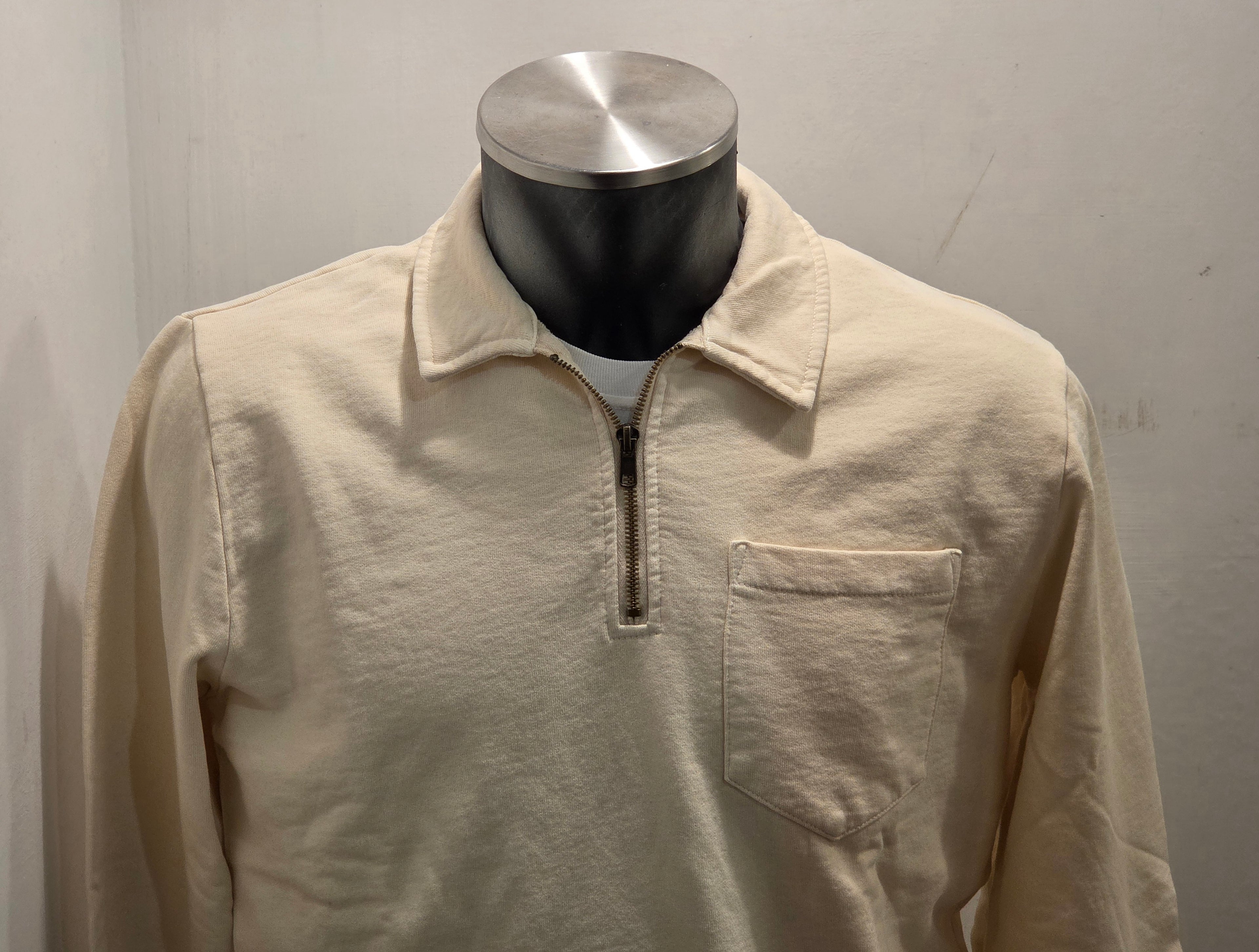 FELPA SEADOG EAST COLLO POLO ZIP COLOR BURRO