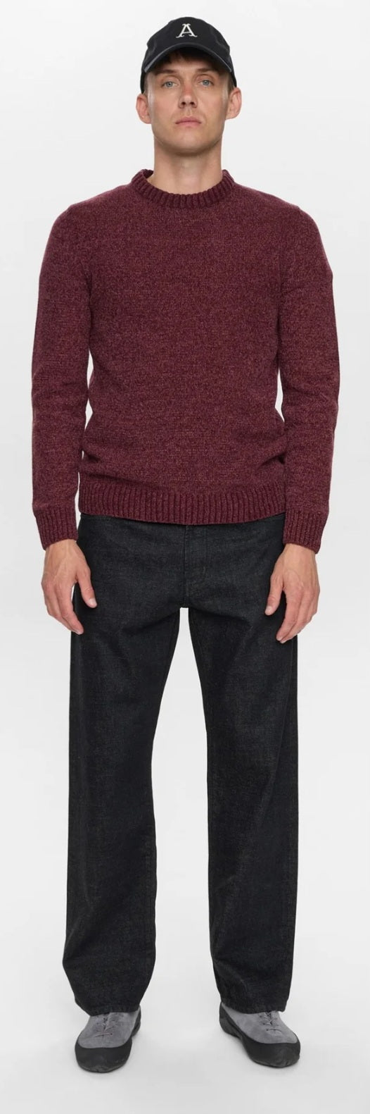 AKSUNE CHENILLE KNIT ANERKJENDT COLOR VINEYARD WINE