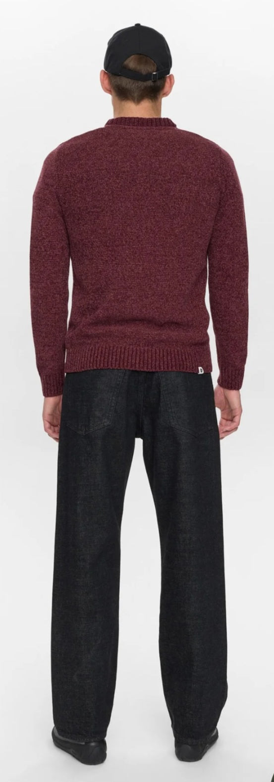 AKSUNE CHENILLE KNIT ANERKJENDT COLOR VINEYARD WINE