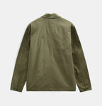 OVERSHIRT ANERKJENDT AKODIN COTTON POPLIN COLOR LODEN GREEN