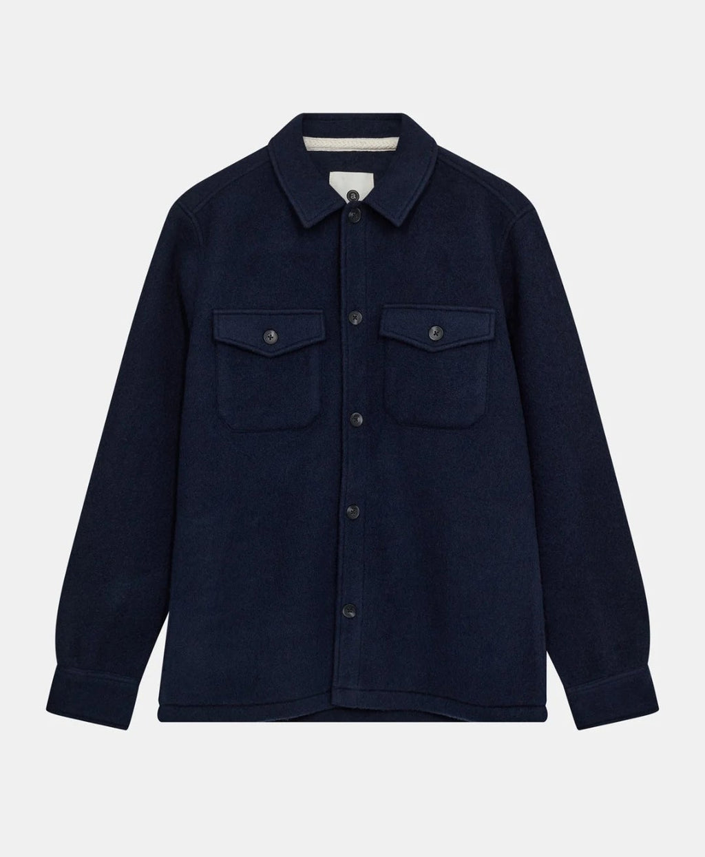 OVERSHIRT ANERKJENDT WOOL BLU