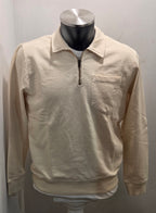 FELPA SEADOG EAST COLLO POLO ZIP COLOR BURRO